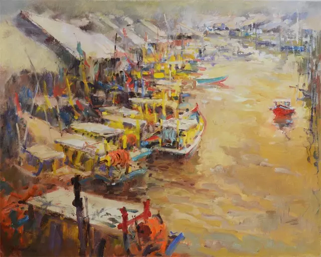 新加坡水彩画家黄运南作品欣赏