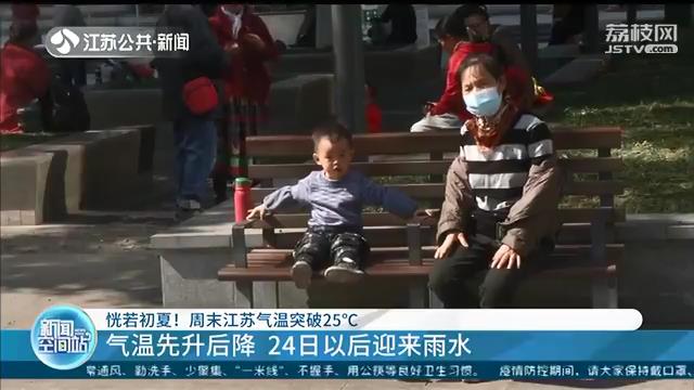 气温先升后降！周末江苏气温突破25℃ 24日以后迎来雨水