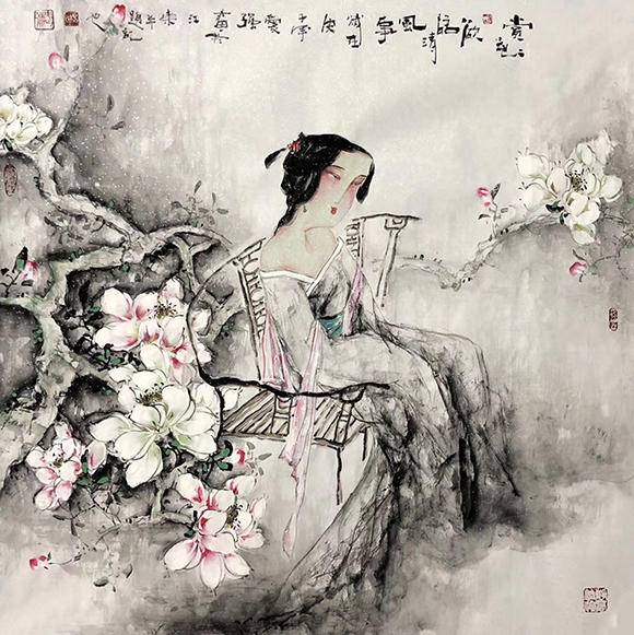 画家阳爱强——画风清新俊秀，意韵淡雅，墨色相宜，自成一味