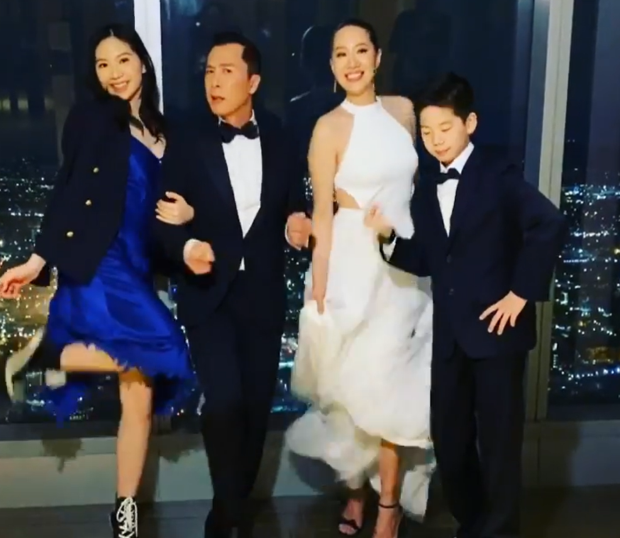 甄子丹岳父患癌去世，家人陪伴下平静离开，汪诗诗深情告白亡父