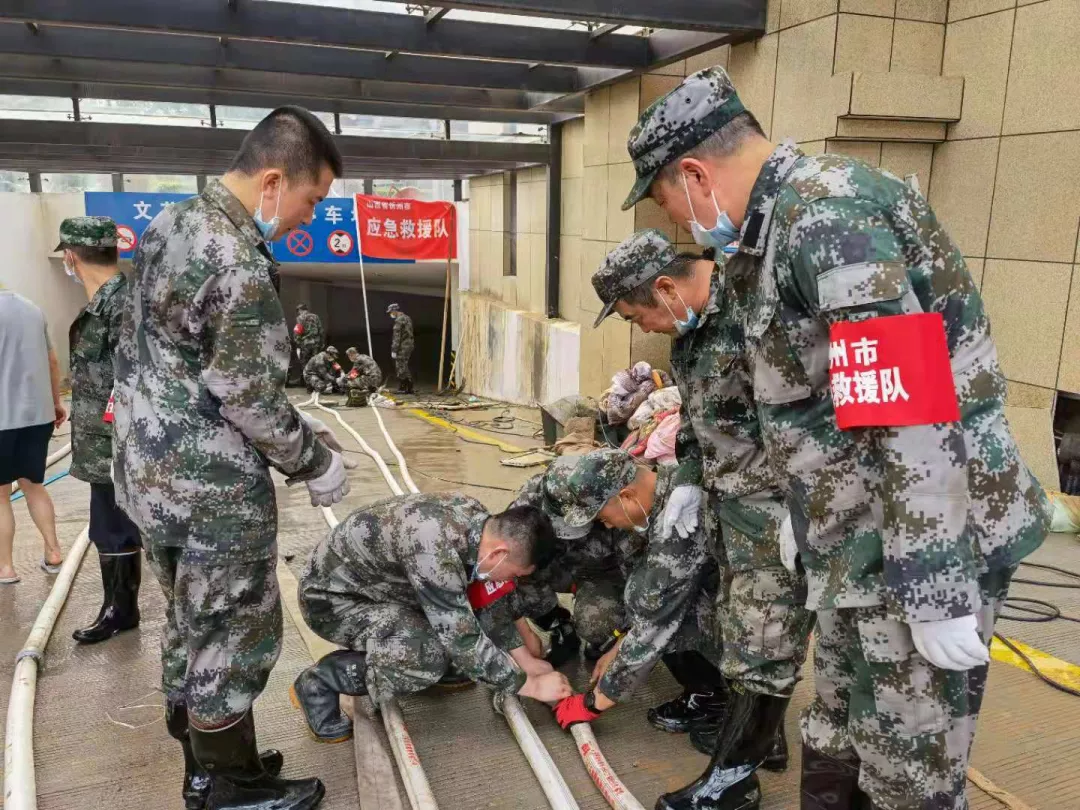 忻州：36人应急救援队赶赴河南