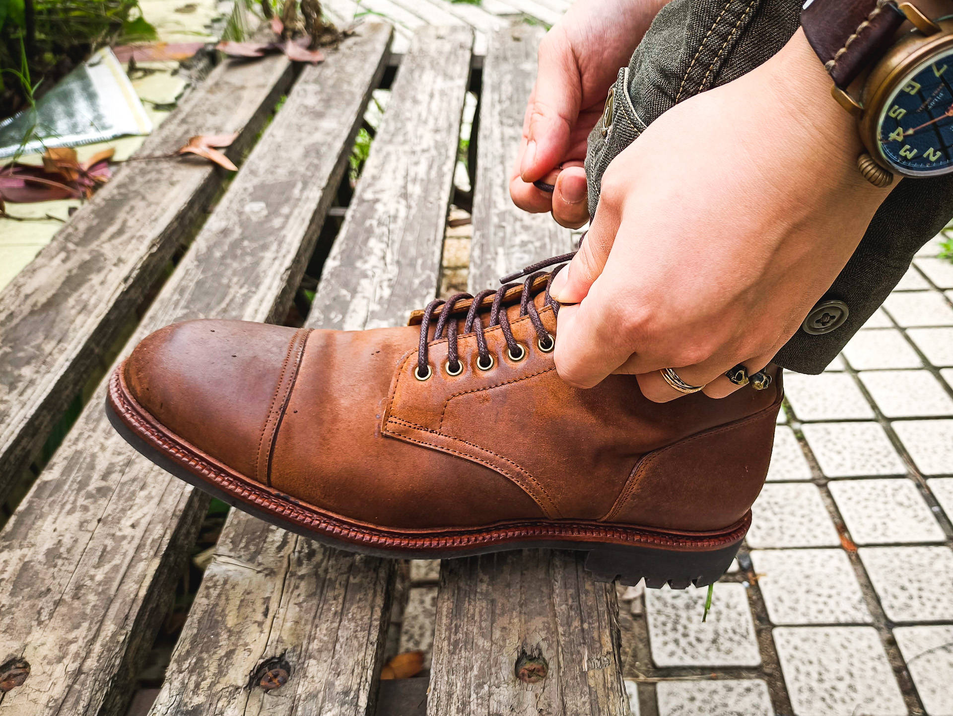 2000多块带来船新的穿着体验：Meermin油蜡马臀靴