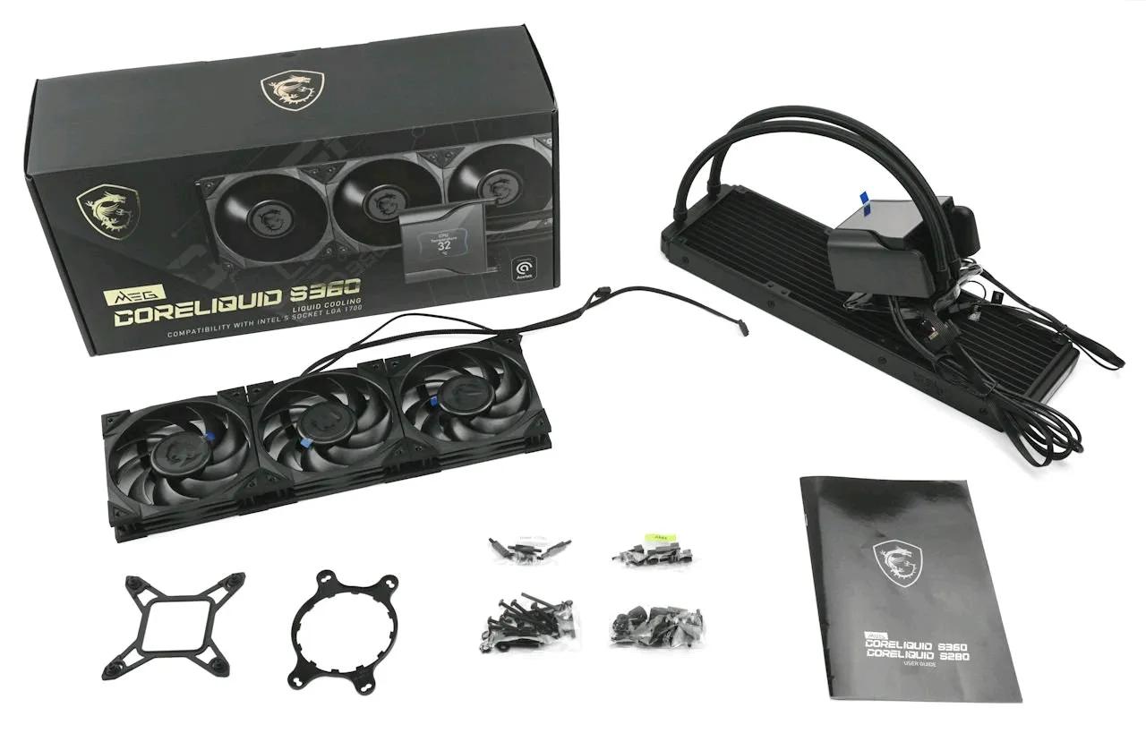 支持LGA 1700/微星MSI MEG CORELIQUID S360 一体式水冷详细评测