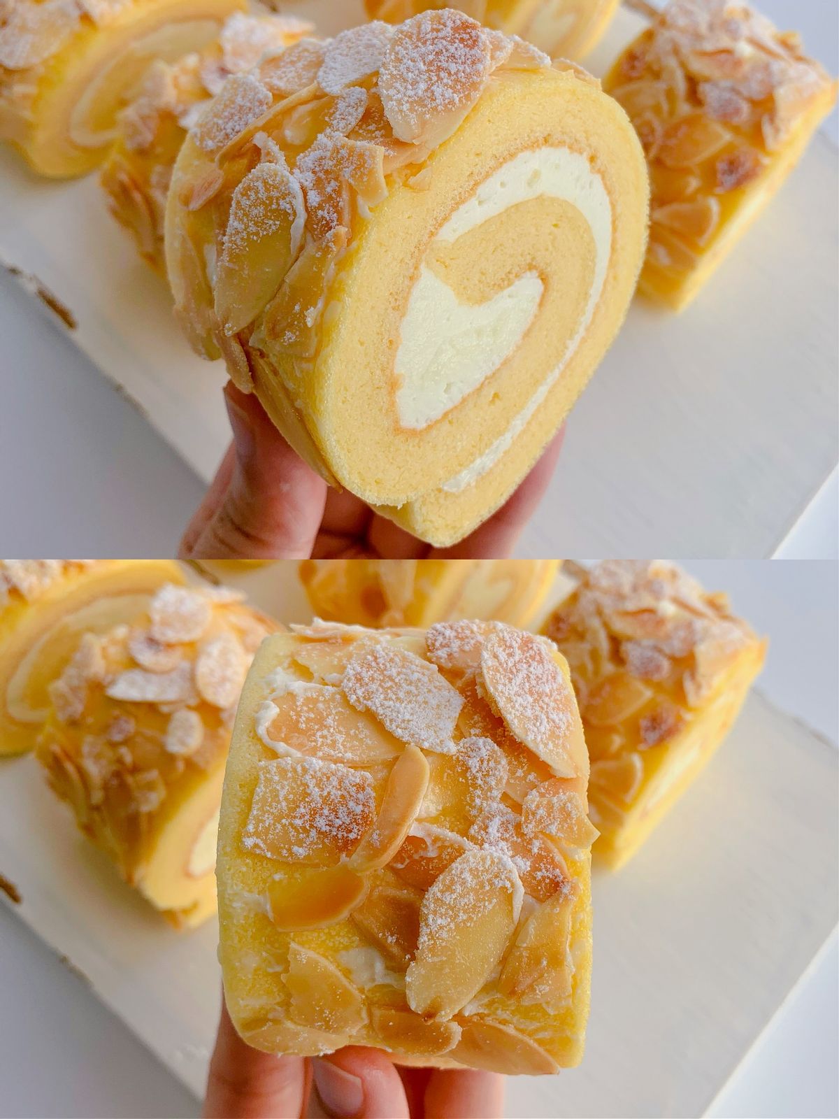 图片[2]-老式咸奶油蛋糕卷做法步骤图 香甜柔软超好吃-起舞食谱网