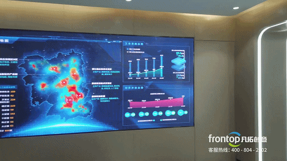 接轨上海的这个创新中心亮了！大数据可视化，