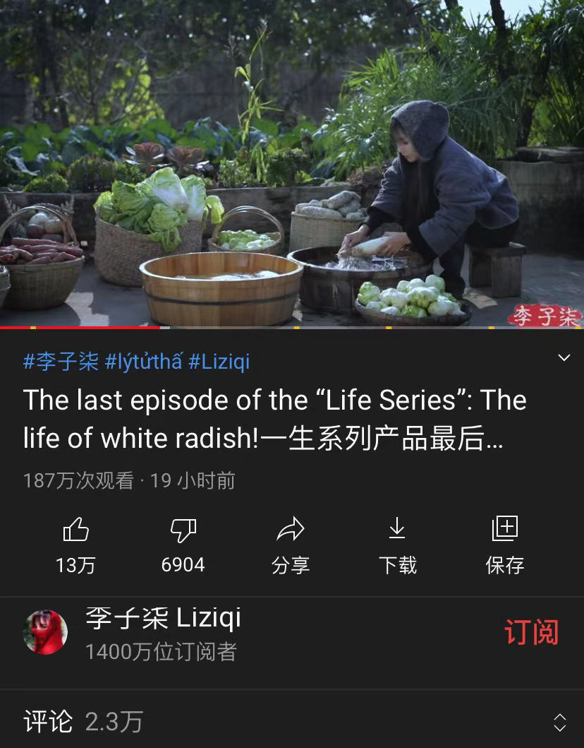 韩国网友围攻李子柒泡菜视频，称泡菜为韩国特有，又是万物起源？