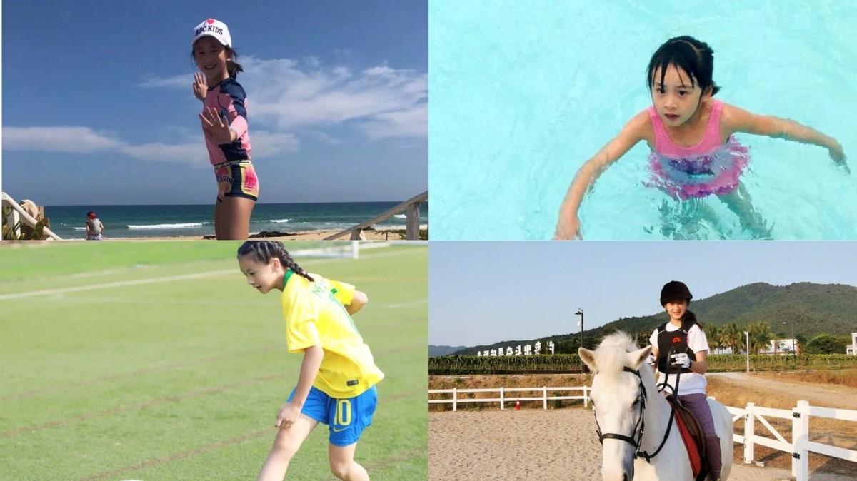 13岁森碟运动照太惊艳！挥拍有力腿部肌肉抢镜，身高已逼近爸爸