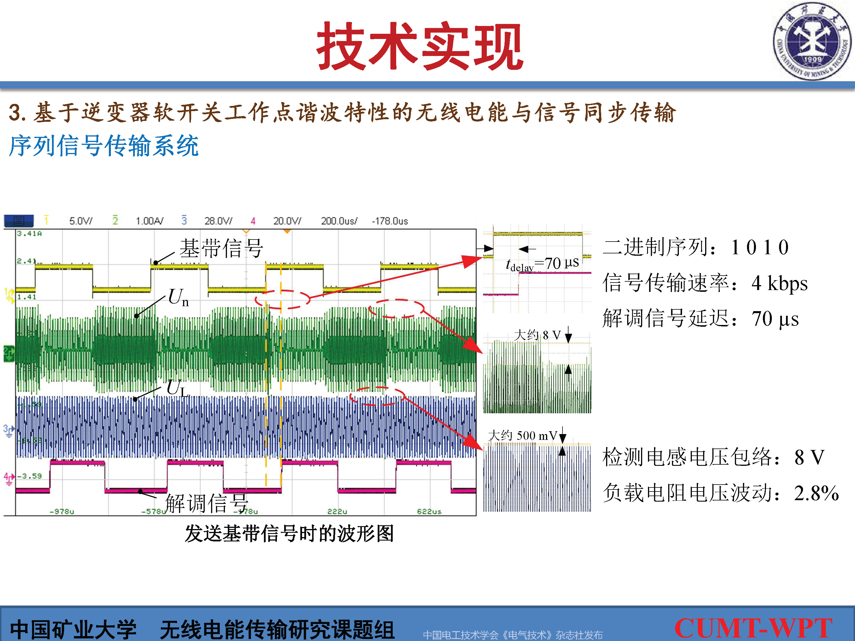 中国矿大夏晨阳教授：基于谐波通信的无线电能与信号同步传输技术