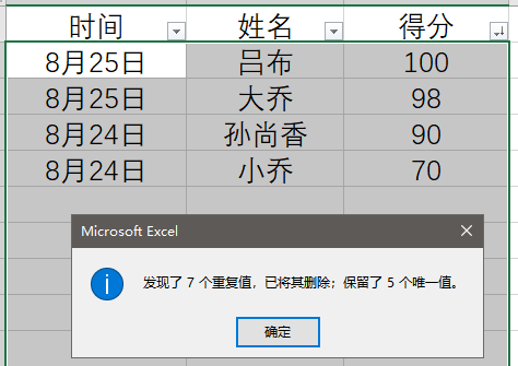 Excel表格很多重复行，只取某一行小技巧