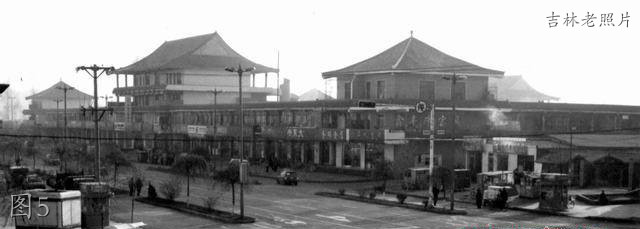 吉林桦甸老照片：综合市场，一中，制酒厂，电影院，火车站