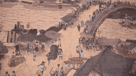 系列：高手在民间系列 老人撕出11米清明上河图