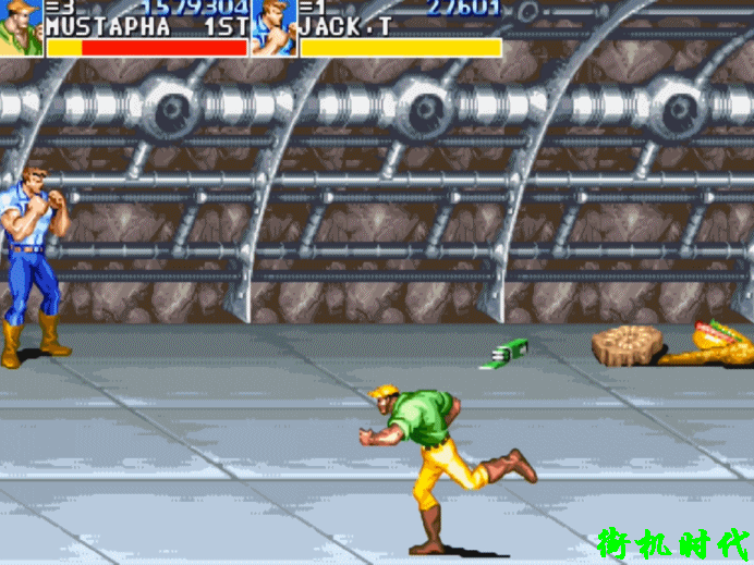 經(jīng)典街機(jī)《恐龍快打》通關(guān)百次也未必知道，游戲中還有隱藏招式
