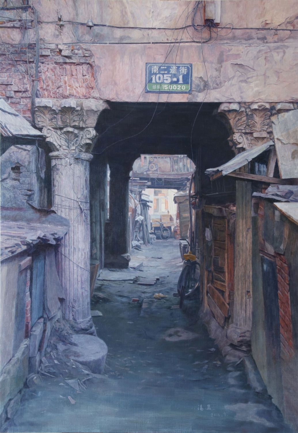 汤岩的城市风景画——带你穿越旧日时光