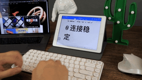新鲜评测 高颜值、低延迟、多模式跨平台办公神器-米物蓝牙键盘
