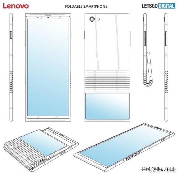 想到折叠屏手机专利权出现意外走光露点 延长款带鱼屏原先那样折