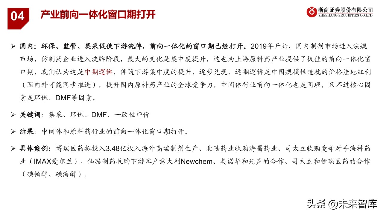 特色原料药行业研究与投资框架：从成长性属性看API投资逻辑