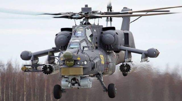 俄罗斯量产米-28NM武装直升机，携带智能武器，配备新型雷达