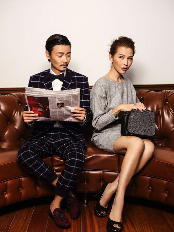 47岁蔡少芬越来越有女人味，与老公穿情侣装太撩了！谁能不羡慕