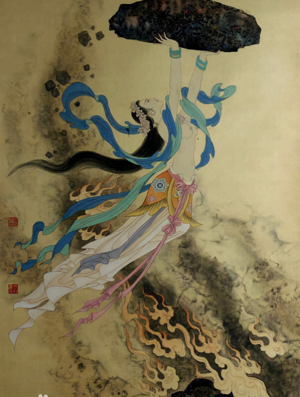 补天|正月二十是补天节，纪念女娲补天这天要记得吃煎饼