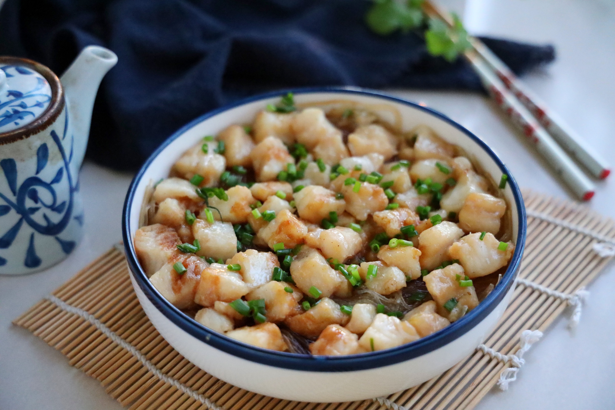 Fresh and delicious homemade steamed vegetables, a mouthful of soft and smooth, delicious and healthier, too enjoyable