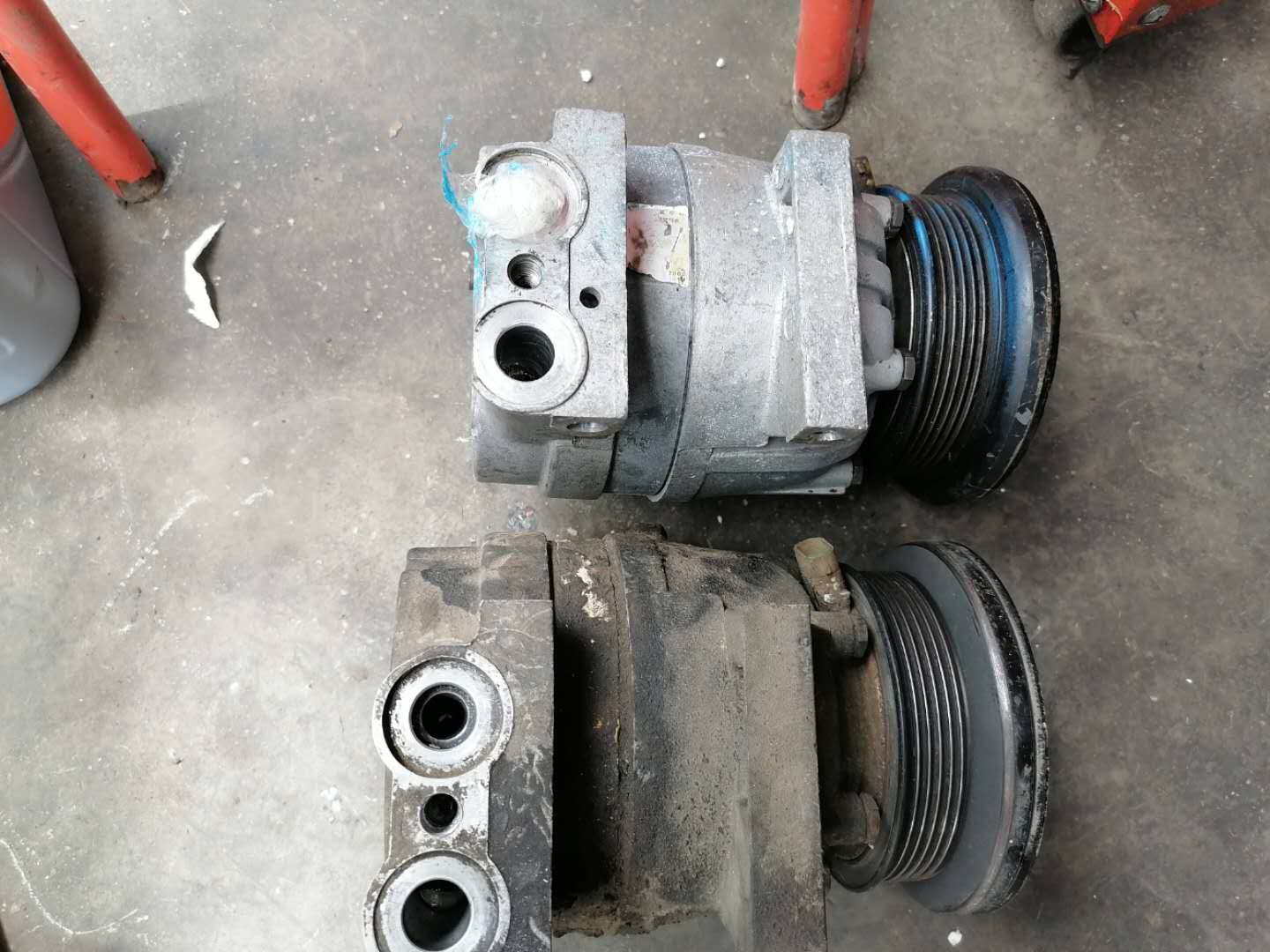 图片[19]_15年车龄的GL8空调不凉维修 两个冷媒泄漏点 300元的拆车压缩机_5a汽车网