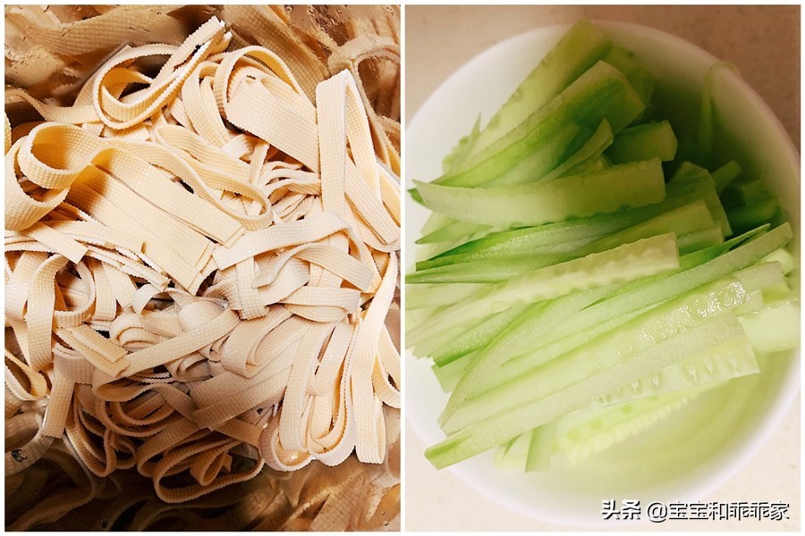 涼拌千張絲，做法簡單、味道好，家庭菜譜中必備的豆制品涼拌菜