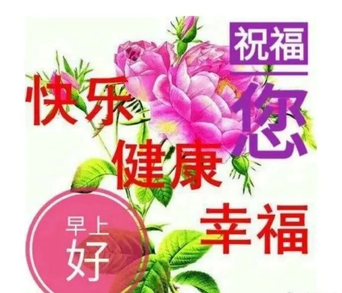 微信早晨好图片动画大全 早上好问候语阳光句子
