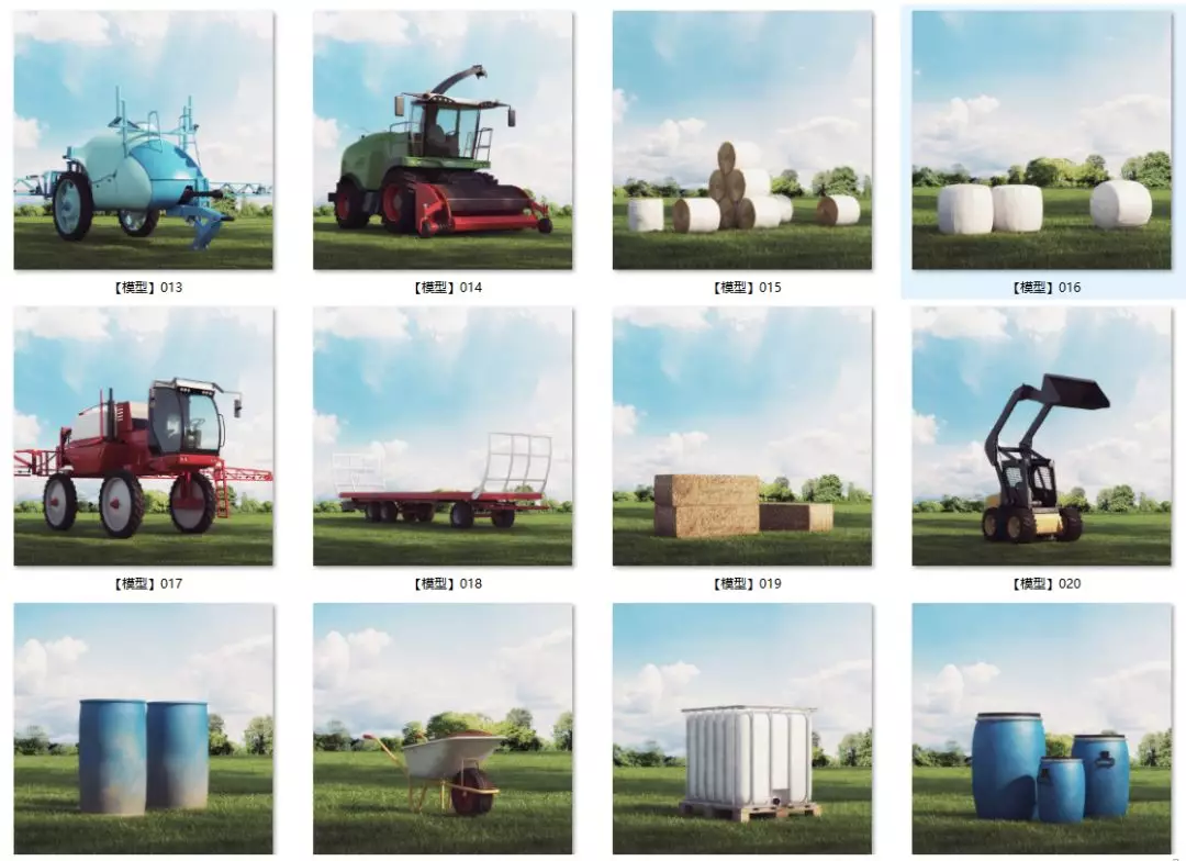 送你C4D三维模型素材：700套C4D三维模型素材合集，彻底告别C4D难