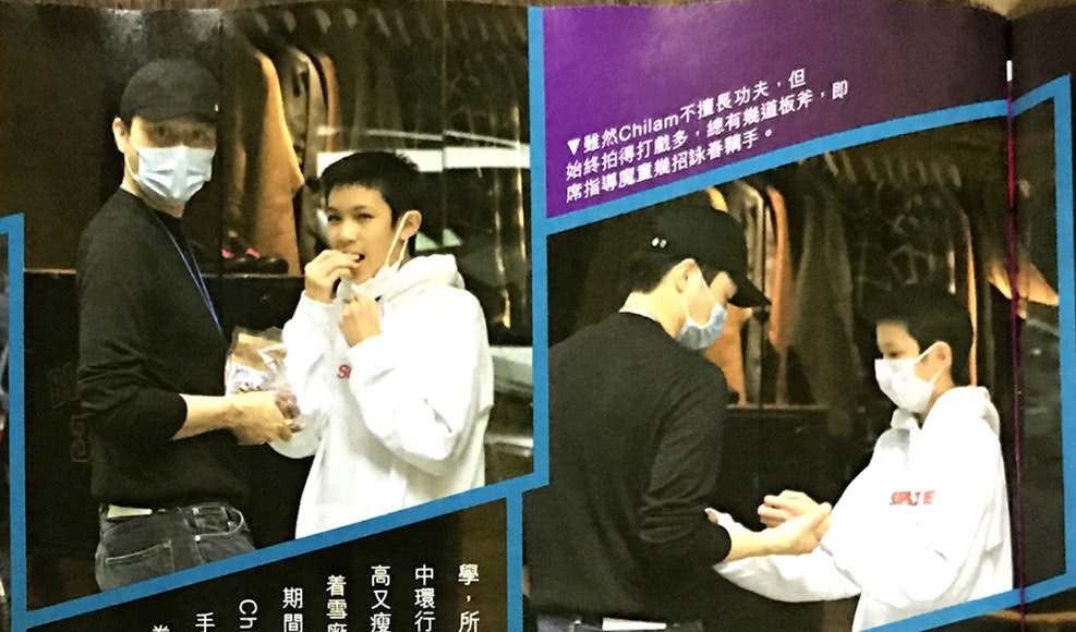 張智霖兒子母親節曬照，魔童攬媽媽臂膀顯男友力，身高赶超袁詠儀