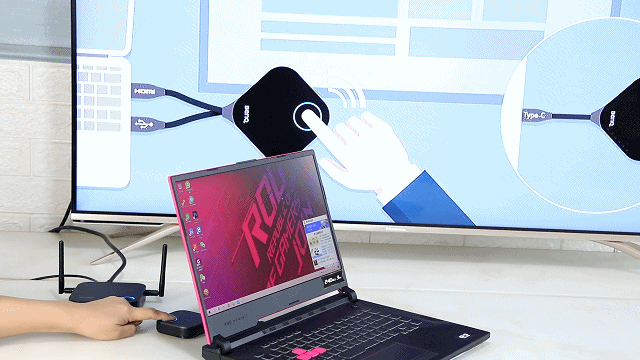 明基WDC10应答秀体验，3秒无线投屏，省去布线麻烦