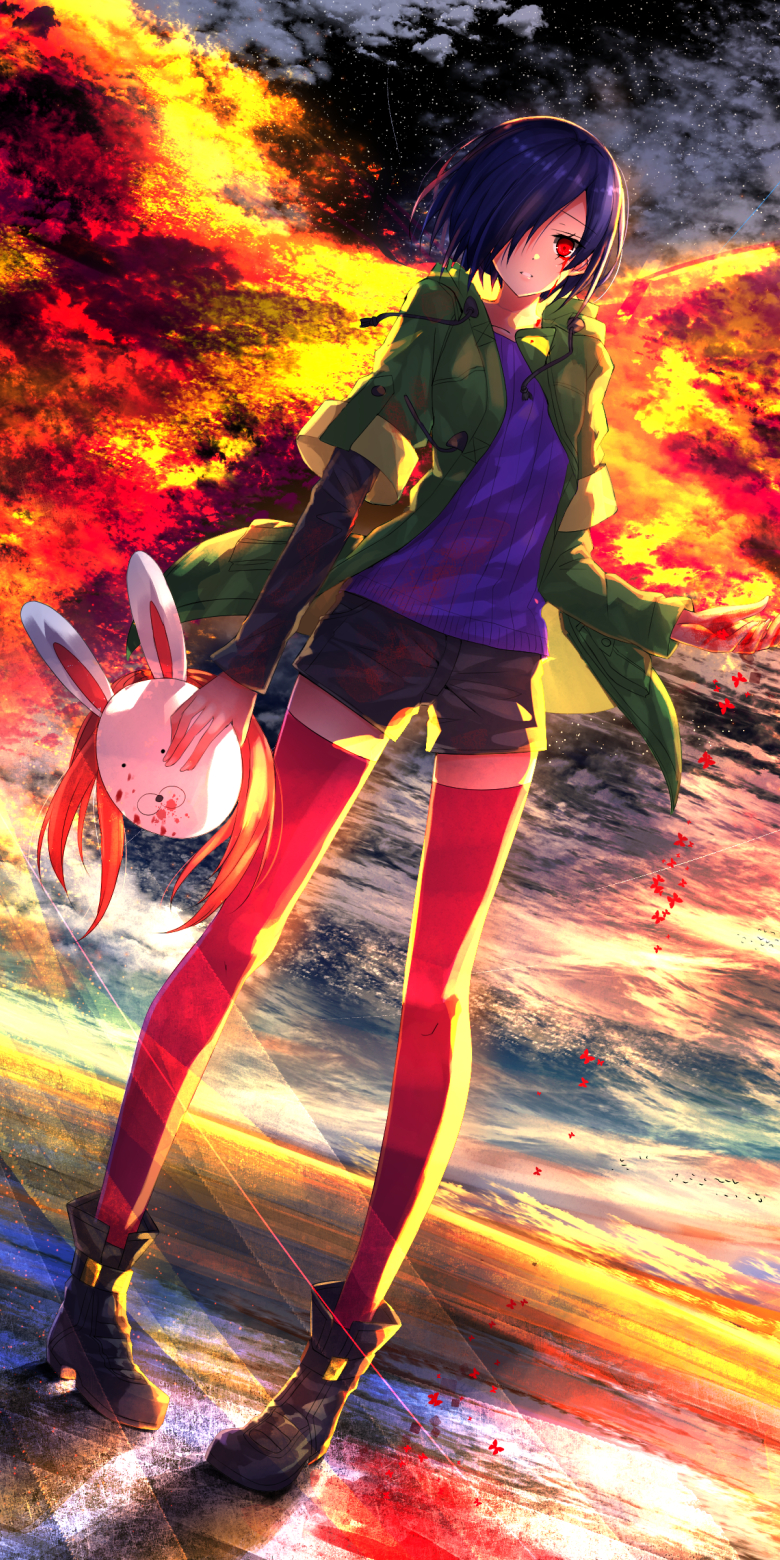 東京吃貨 喰種 霧島董香動漫全面屏壁紙無水印分享 小酒窩cici Mdeditor