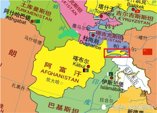 瓦罕走廊：中国和阿富汗的唯一通道，竟然有100公里属于中国