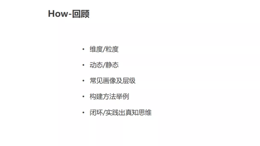 用戶畫像技術及方法論