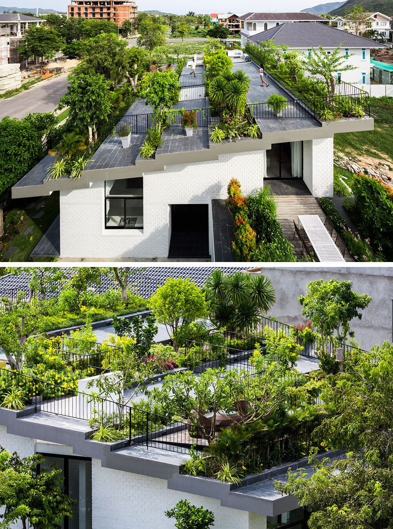 本想就要个花园，却在屋顶设计出梯田花园，成了大家效仿的对象