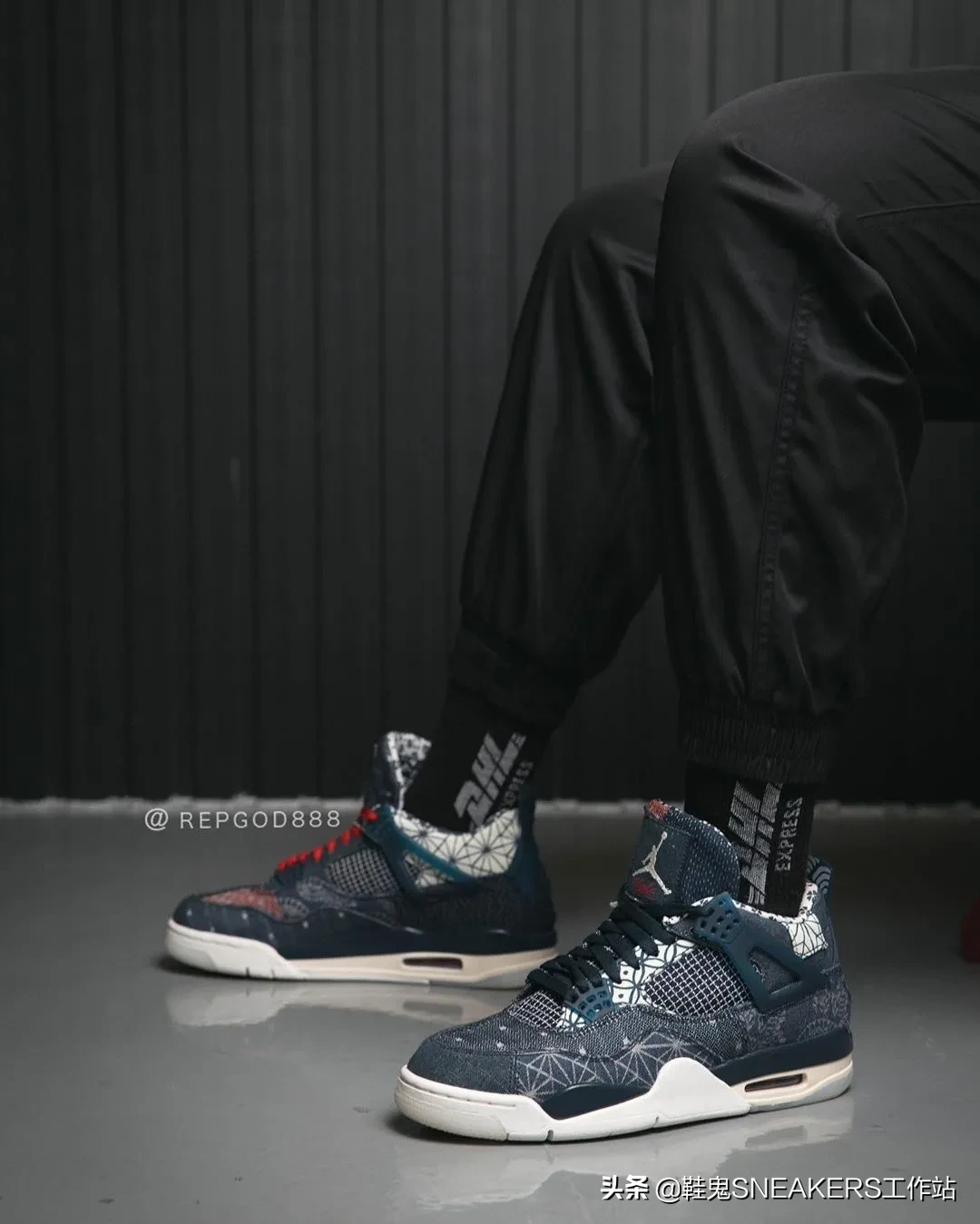 骚的起飞！Air Jordan 4"亚逼"配色提前上脚泄露