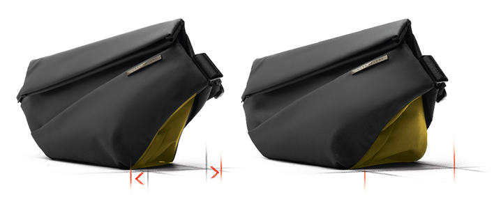 冬天背包太笨重？几何设计的斜挎包巨能装，全球众筹超1600万