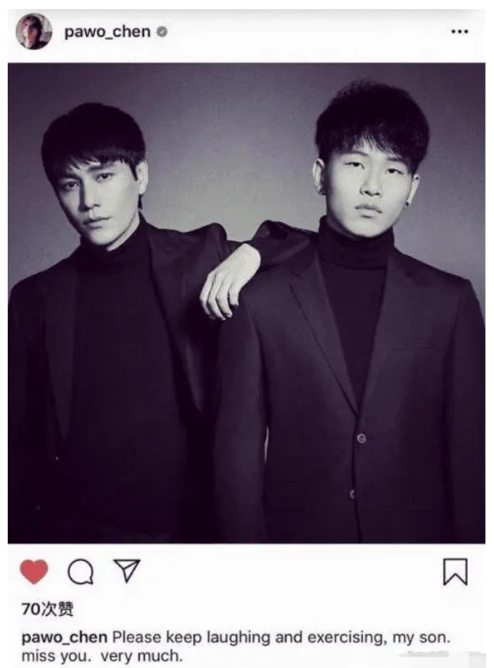 陈坤儿子已成年，还举办了自己的成人礼晚宴。网友直呼：太帅了！