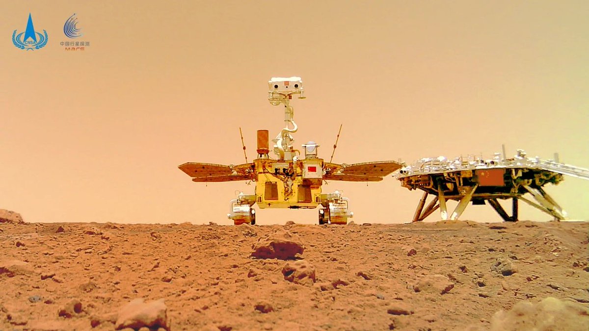 美国拍到祝融号火星车一幕，英专家大呼不可思议：居然是真的