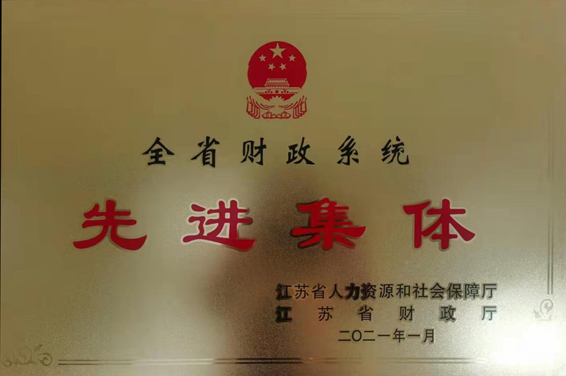 泰州医药高新区财政系统集体个人获“省先进”