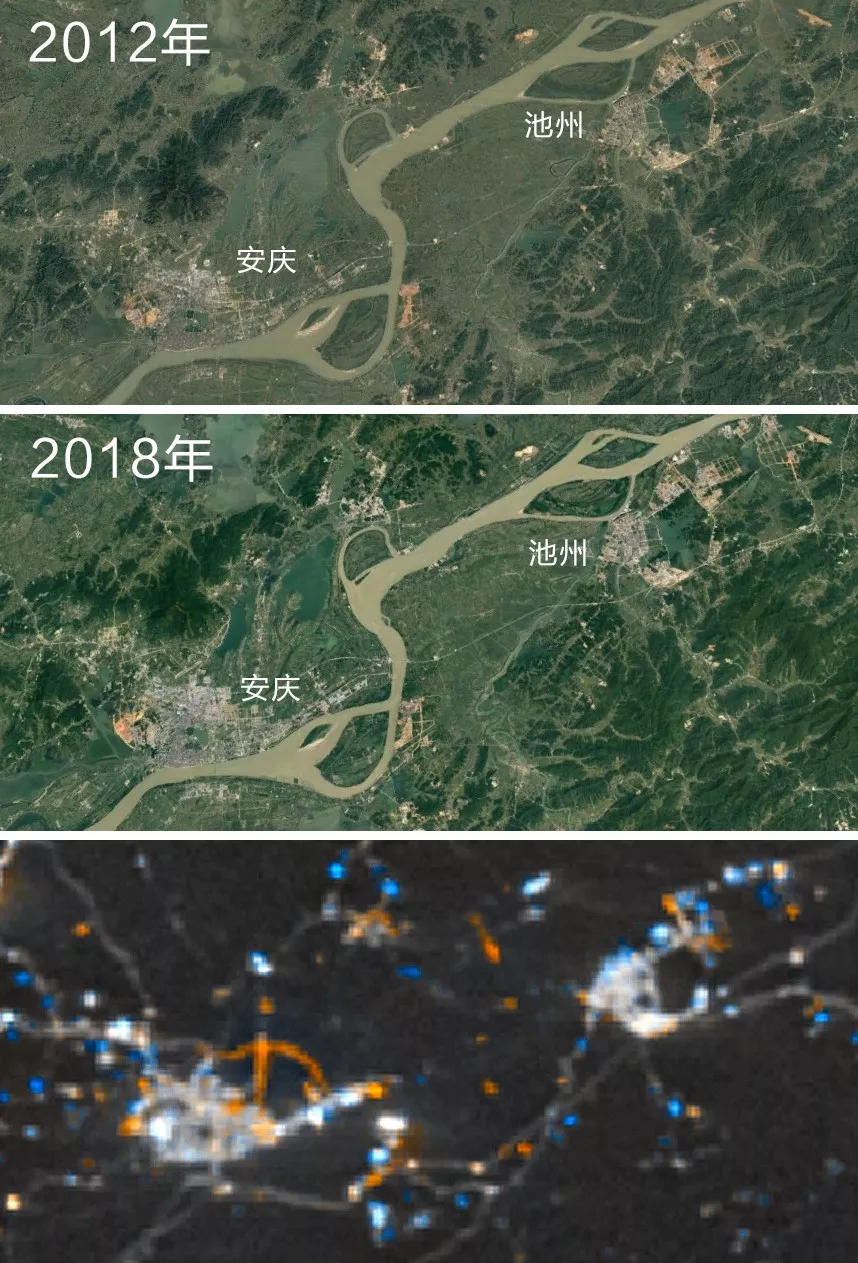 这张神奇的夜色灯光图，揭秘了安徽发展！来看看哪个市灯光最亮？