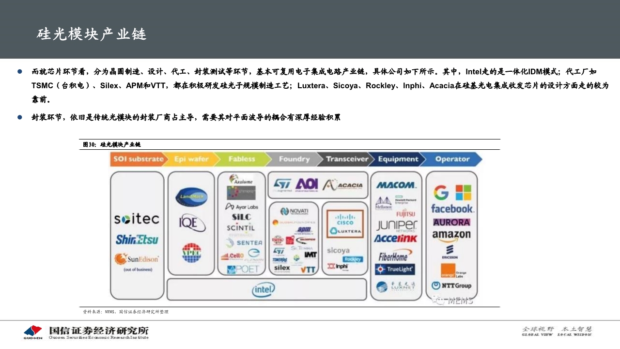 光通信产业专题报告：硅光模块大有可为