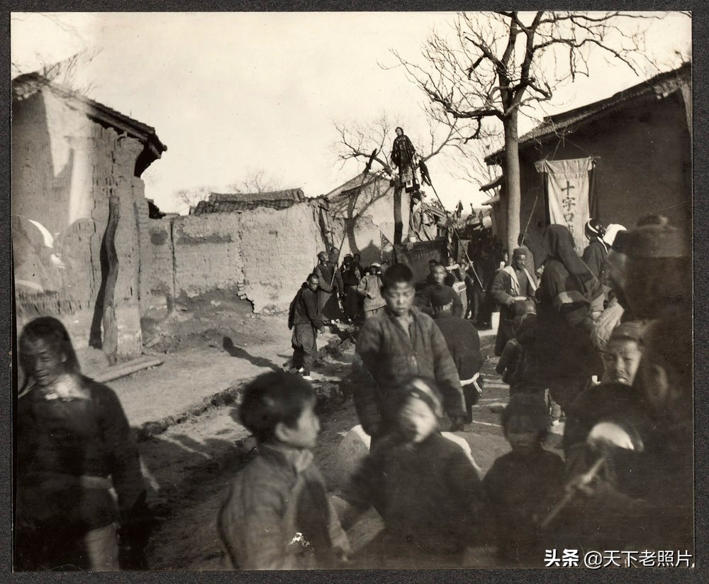 1914年 山西蒲州城及周边人文老照片
