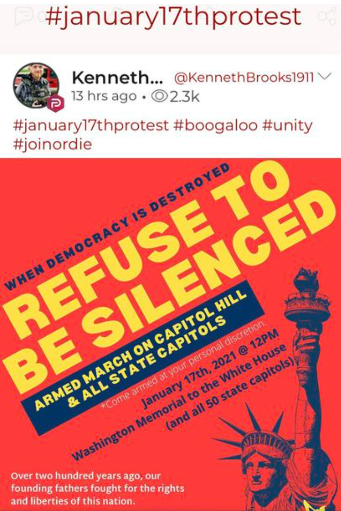 全美50州武裝暴動被號召，首都駐軍正迅速增加，FBI如臨大敵