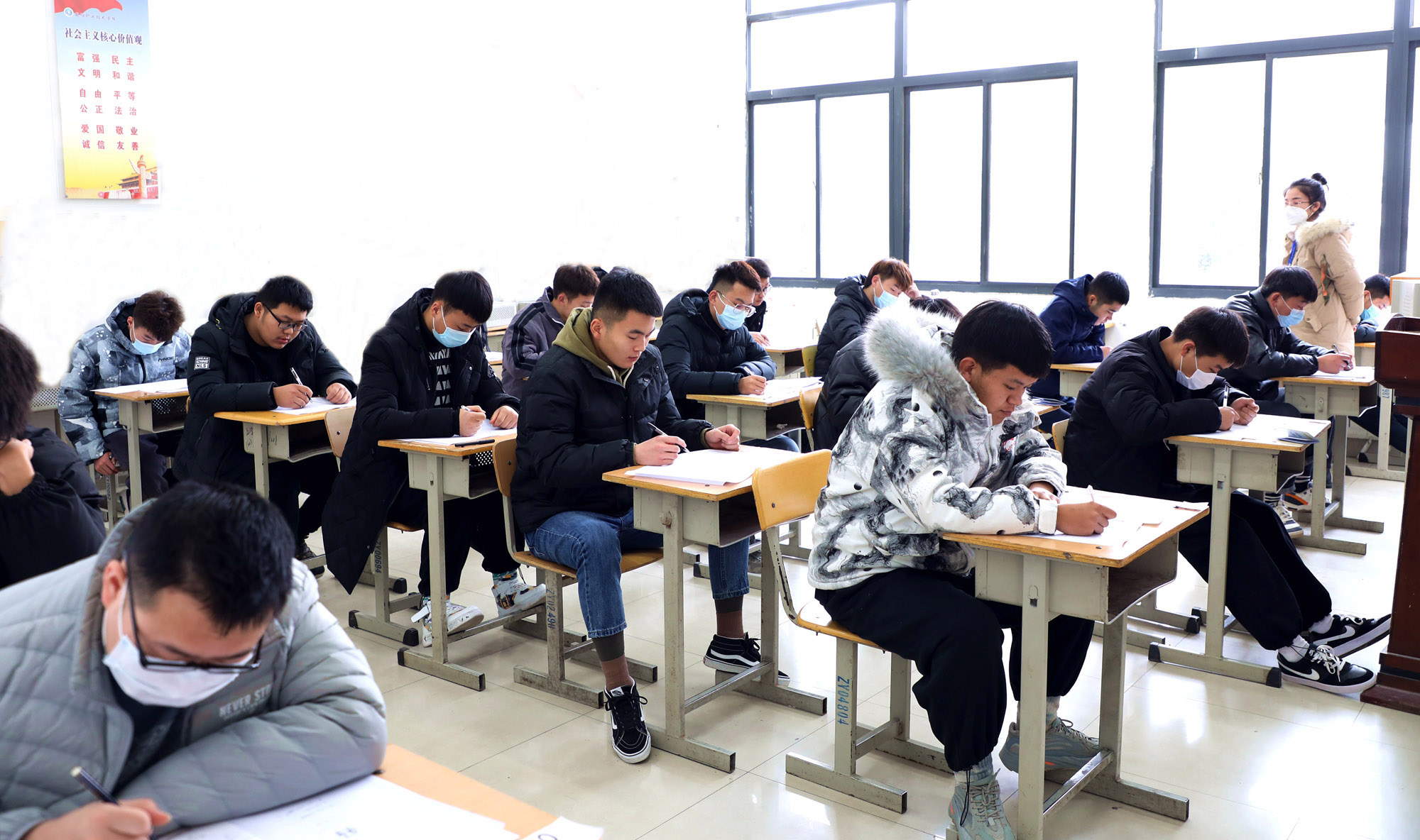 咸阳职院2020--2021学年期末考试开考