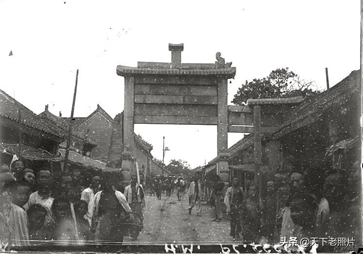 1907年河南归德府（今商丘）老照片  百年前的商丘风貌
