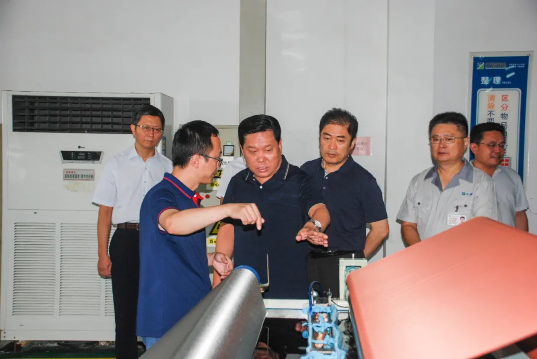 区委副书记、区长亓伟到济南新材料产业园区企业调研