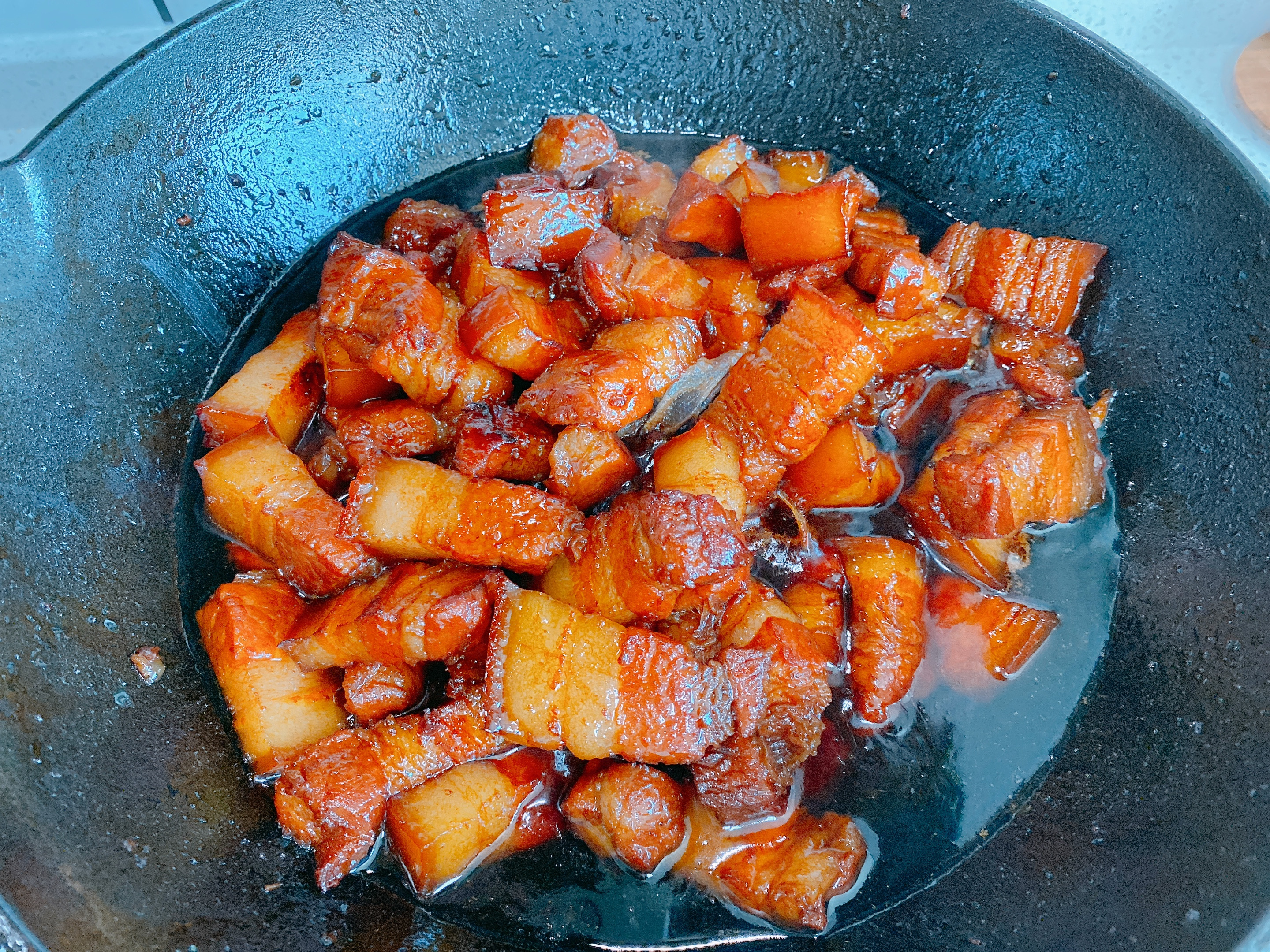 中秋宴客少不了的硬菜——红烧肉，几十年配方，色泽红润肥而不腻