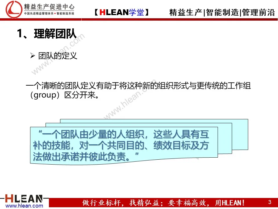 精益PPT  教你学会团队管理