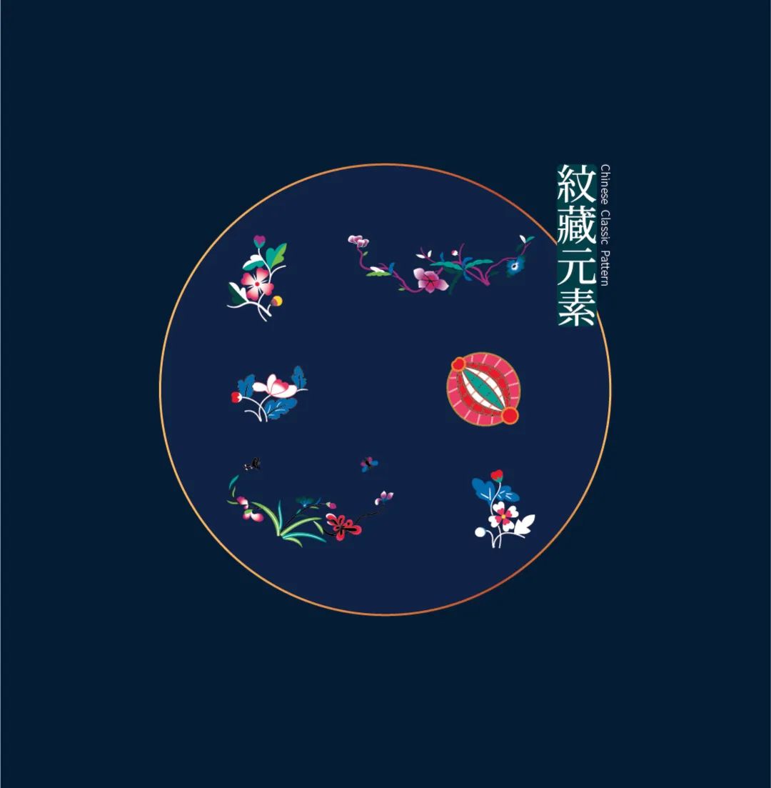 好看！中国古典服饰-云肩纹样图案之美