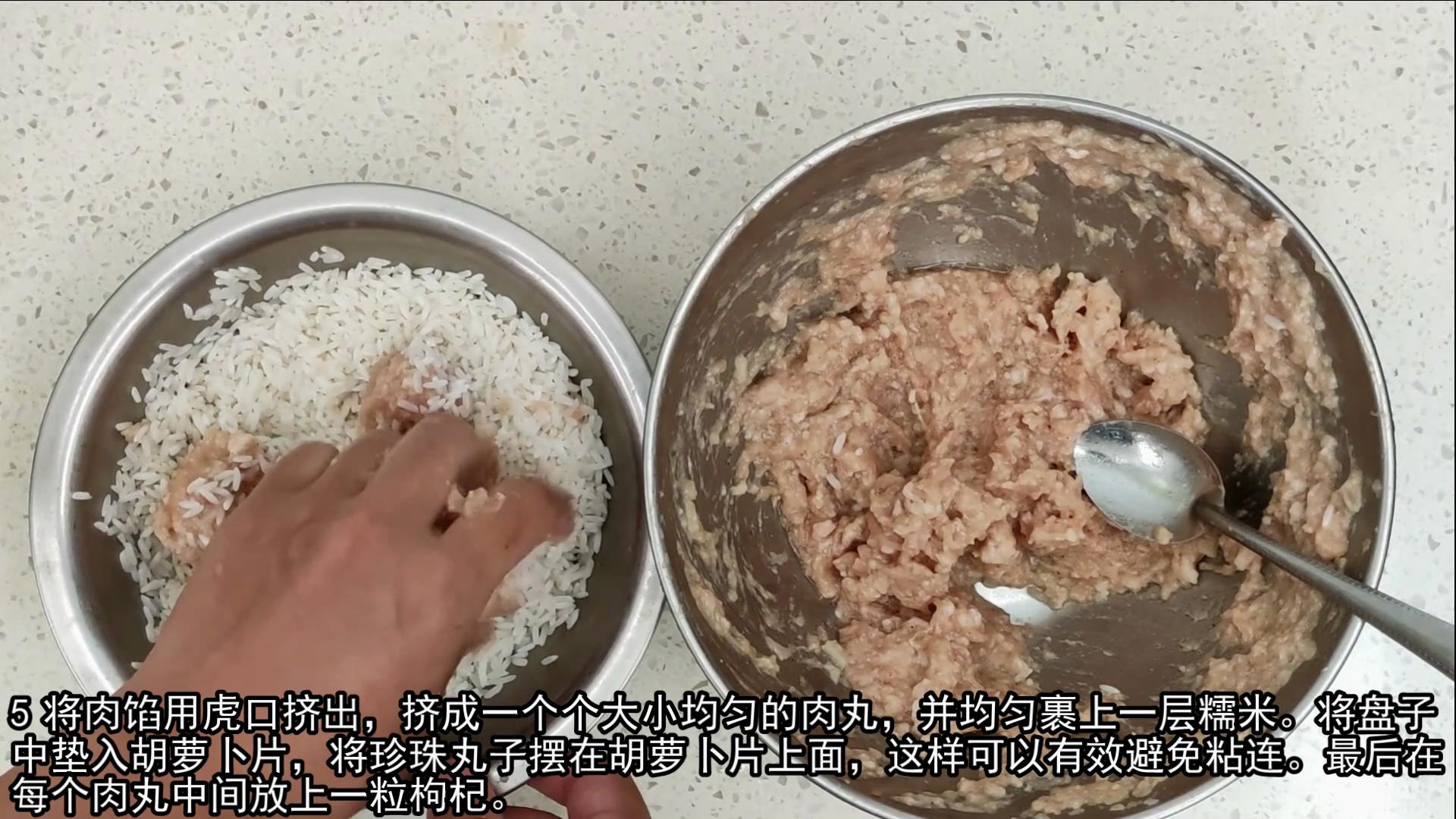 The means of pearl meatball tradition that 90 years old of grandmother became 70 years feeds capable person simple and delicious preserve one's health